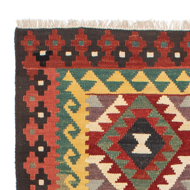 Kelim tapijt - Splash - 194 x 126 cm - veelkleurig