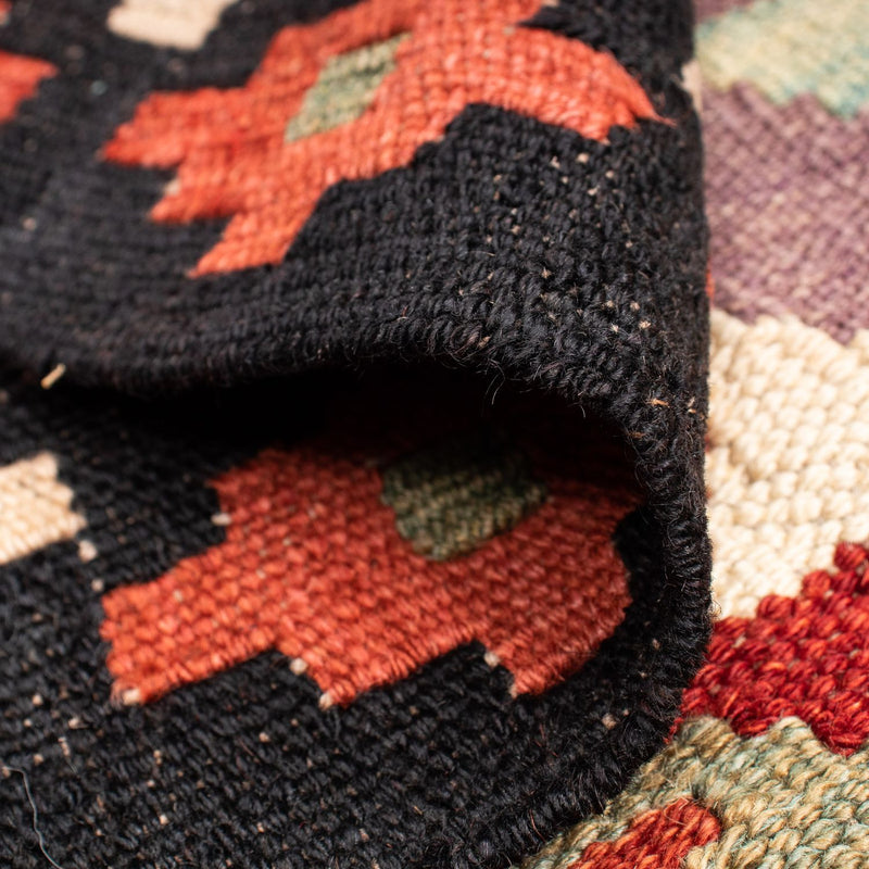 Kelim tapijt - Splash - 194 x 126 cm - veelkleurig