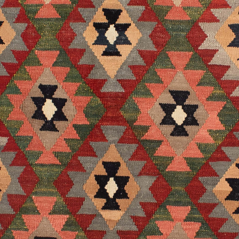 Kelim tapijt - Splash - 201 x 162 cm - veelkleurig