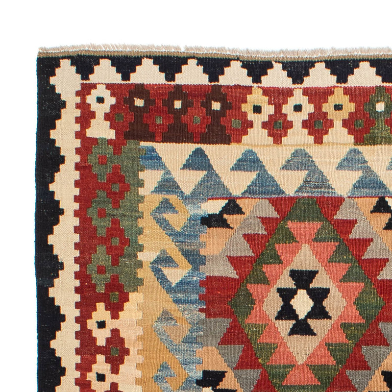 Kelim tapijt - Splash - 201 x 162 cm - veelkleurig