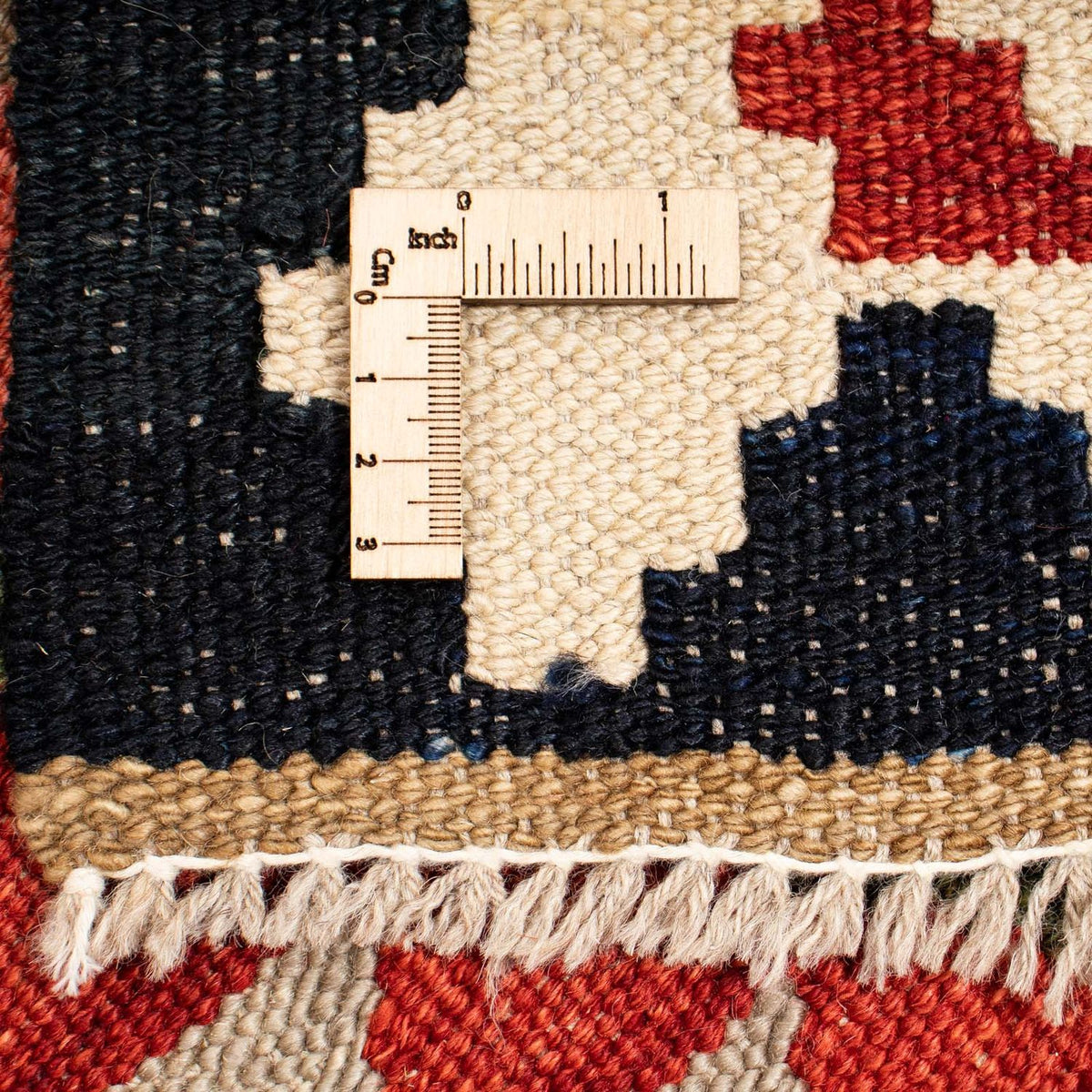 Kelim tapijt - Splash - 201 x 162 cm - veelkleurig