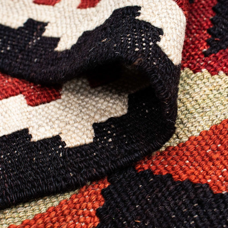 Loper Kelim tapijt - Oosters - 222 x 100 cm - veelkleurig