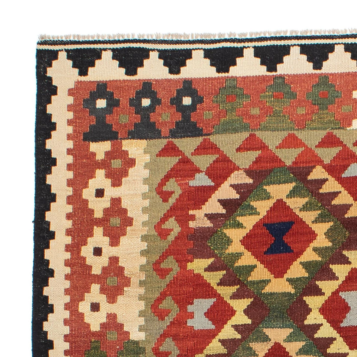 Kelim tapijt - Splash - 176 x 155 cm - veelkleurig