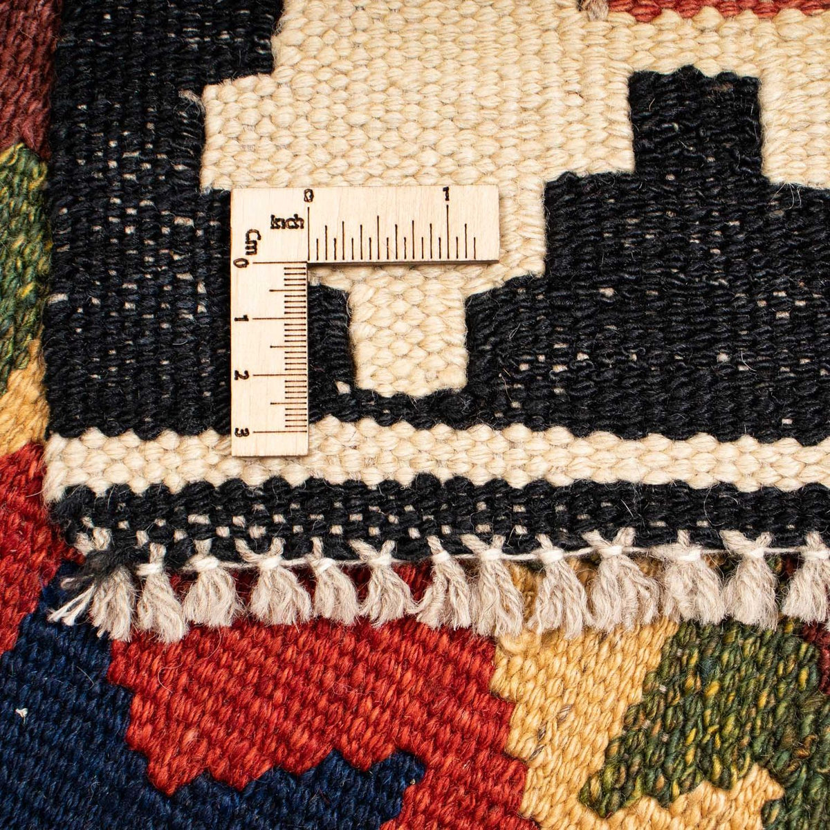 Kelim tapijt - Splash - 176 x 155 cm - veelkleurig