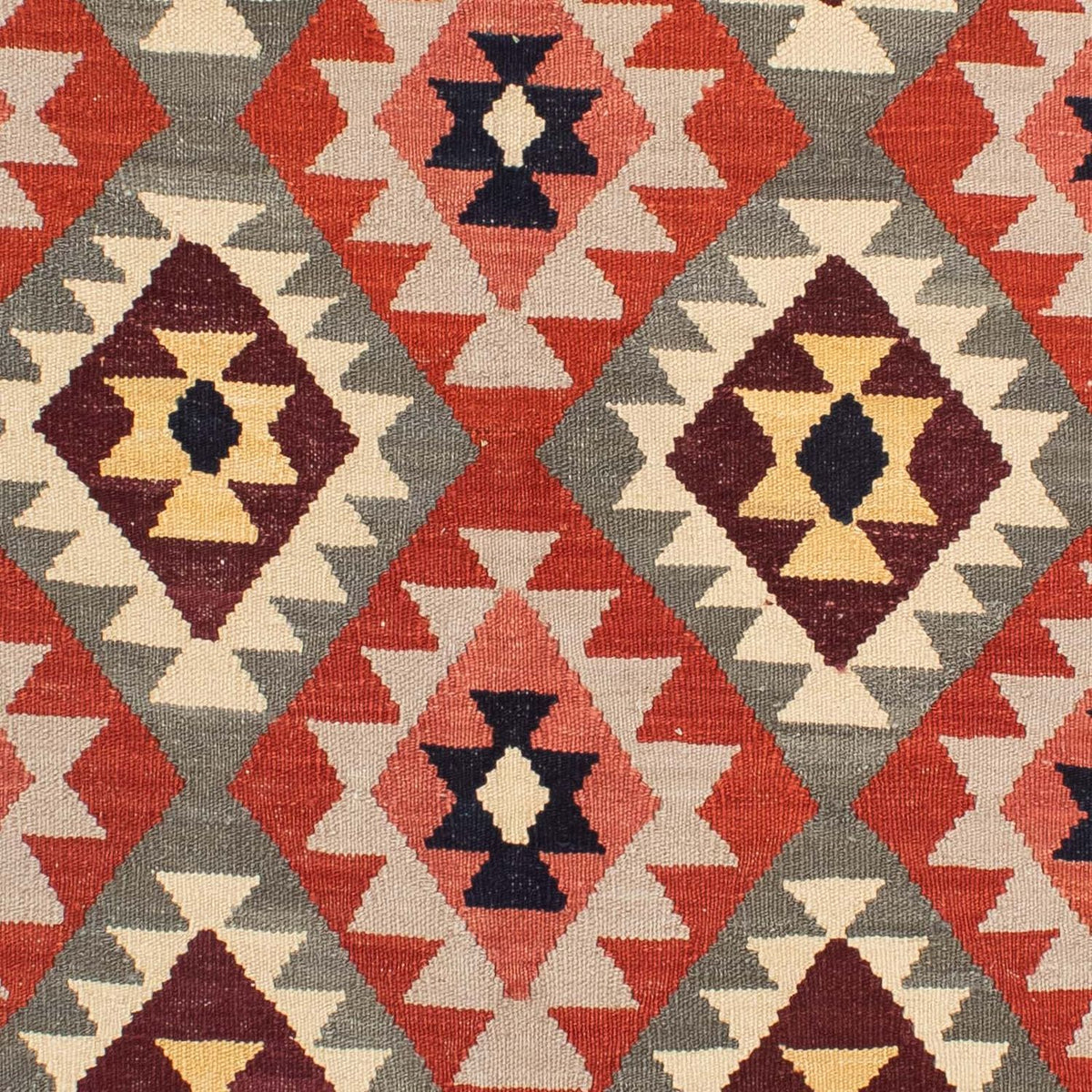 Kelim tapijt - Splash - 207 x 163 cm - veelkleurig