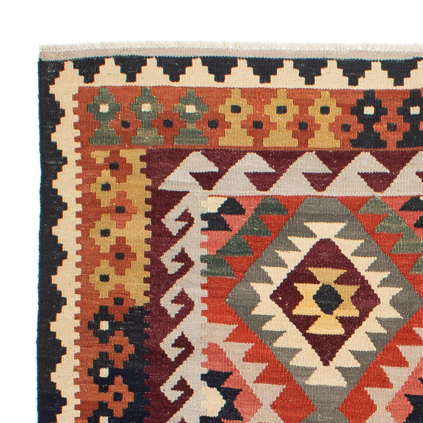 Kilim Maimana Tapijt 207x163cm - Wollen tapijt