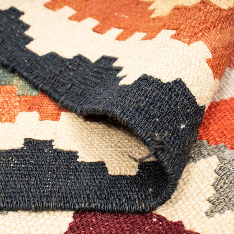 Kelim tapijt - Splash - 207 x 163 cm - veelkleurig