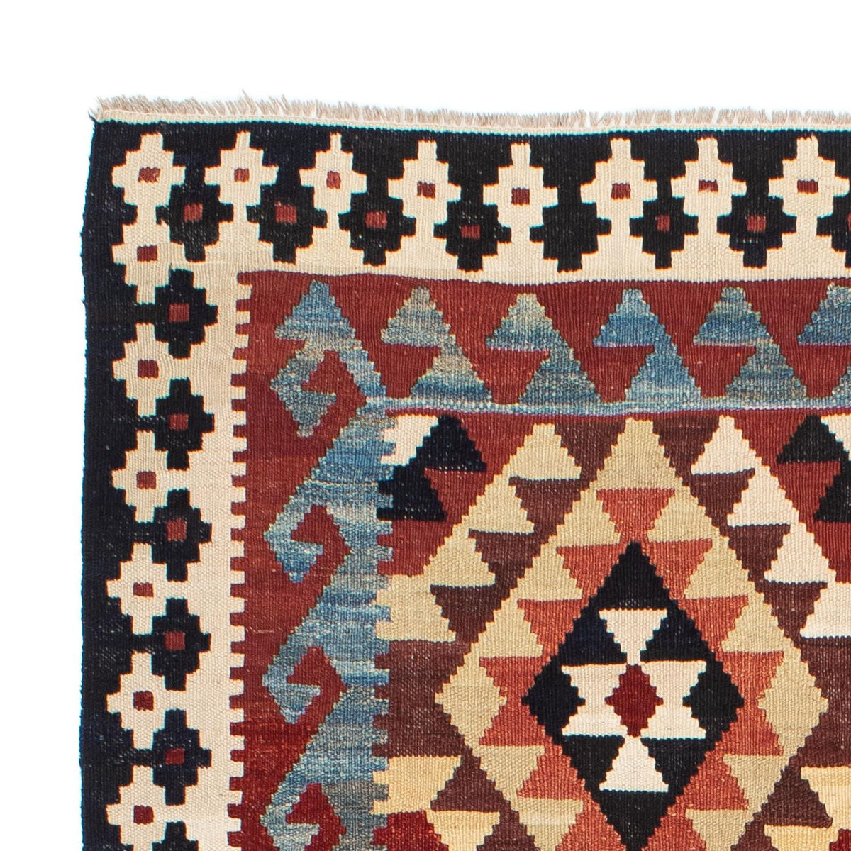 Kelim tapijt - Splash - 215 x 153 cm - veelkleurig