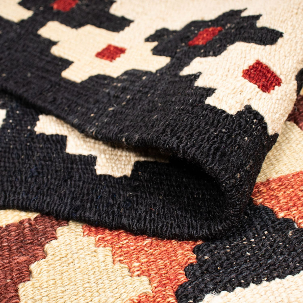 Kelim tapijt - Splash - 215 x 153 cm - veelkleurig