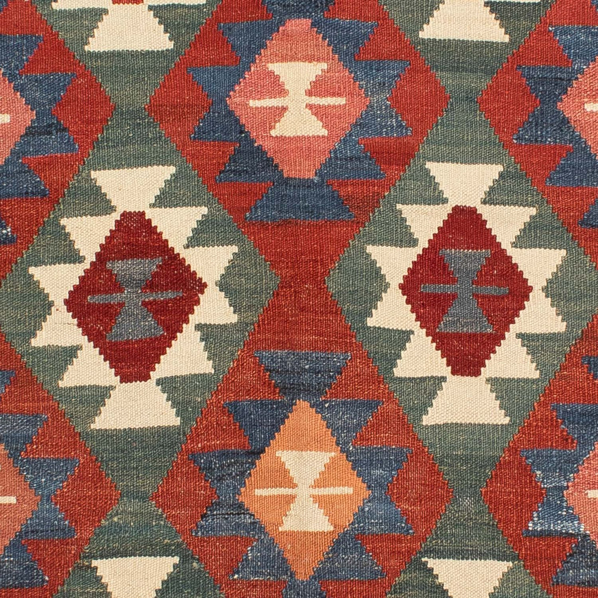 Kelim tapijt - Splash - 207 x 155 cm - veelkleurig