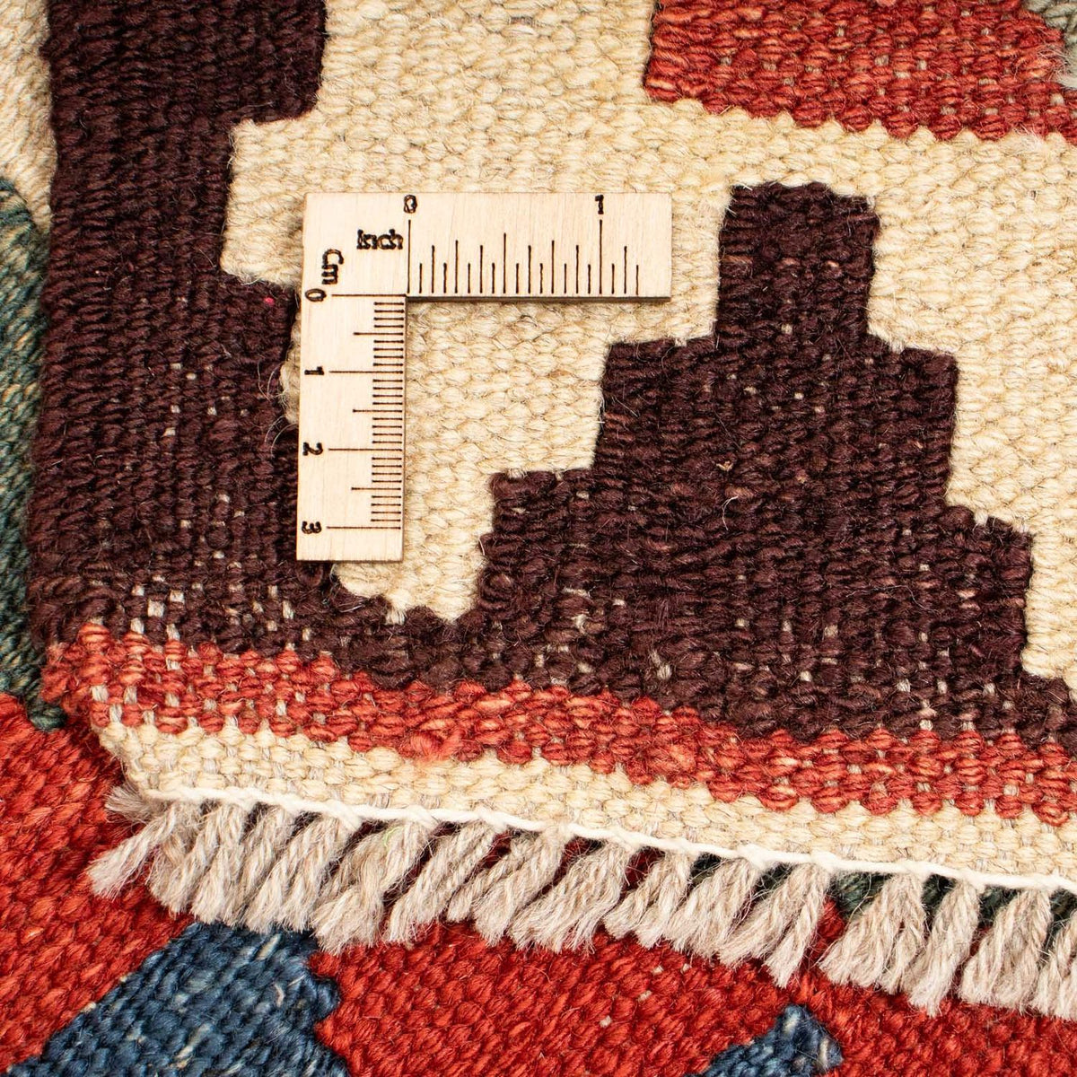 Kelim tapijt - Splash - 207 x 155 cm - veelkleurig