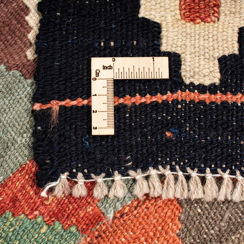 Kelim tapijt - Splash - 196 x 149 cm - veelkleurig