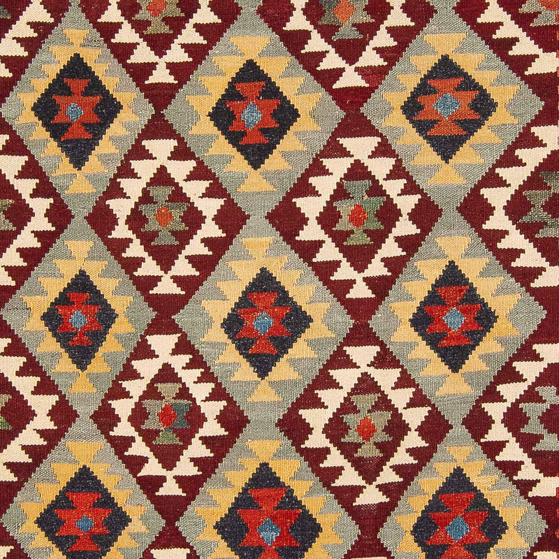 Kelim tapijt - Splash - 302 x 205 cm - veelkleurig