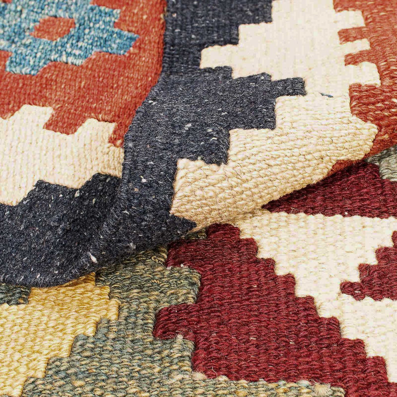 Kelim tapijt - Splash - 302 x 205 cm - veelkleurig