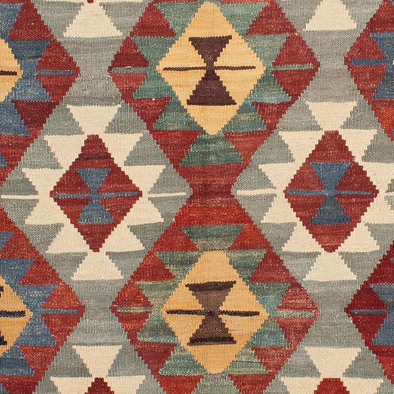 Kelim tapijt - Splash - 203 x 153 cm - veelkleurig