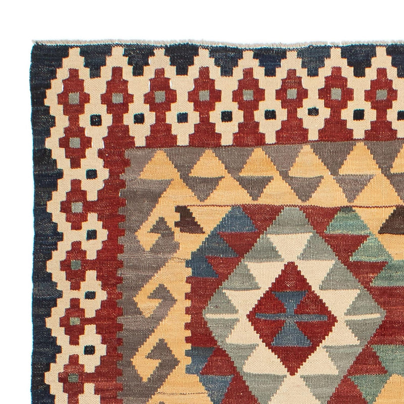 Kelim tapijt - Splash - 203 x 153 cm - veelkleurig