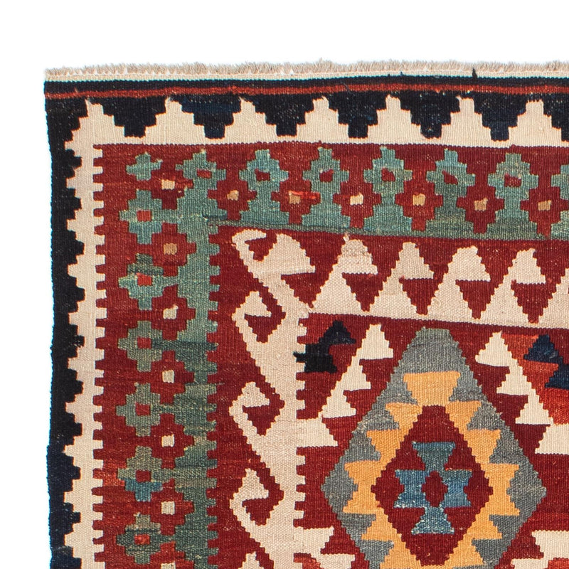 Kelim tapijt - Splash - 203 x 147 cm - veelkleurig