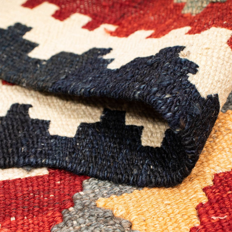 Kelim tapijt - Splash - 203 x 147 cm - veelkleurig