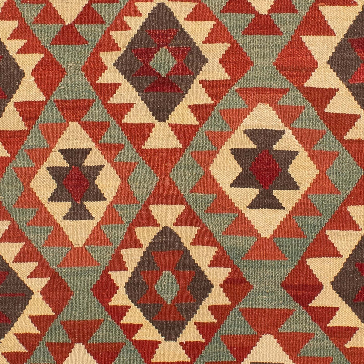 Kelim tapijt - Splash - 215 x 157 cm - veelkleurig