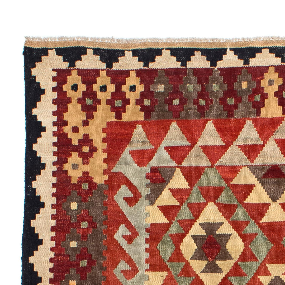 Kelim tapijt - Splash - 215 x 157 cm - veelkleurig