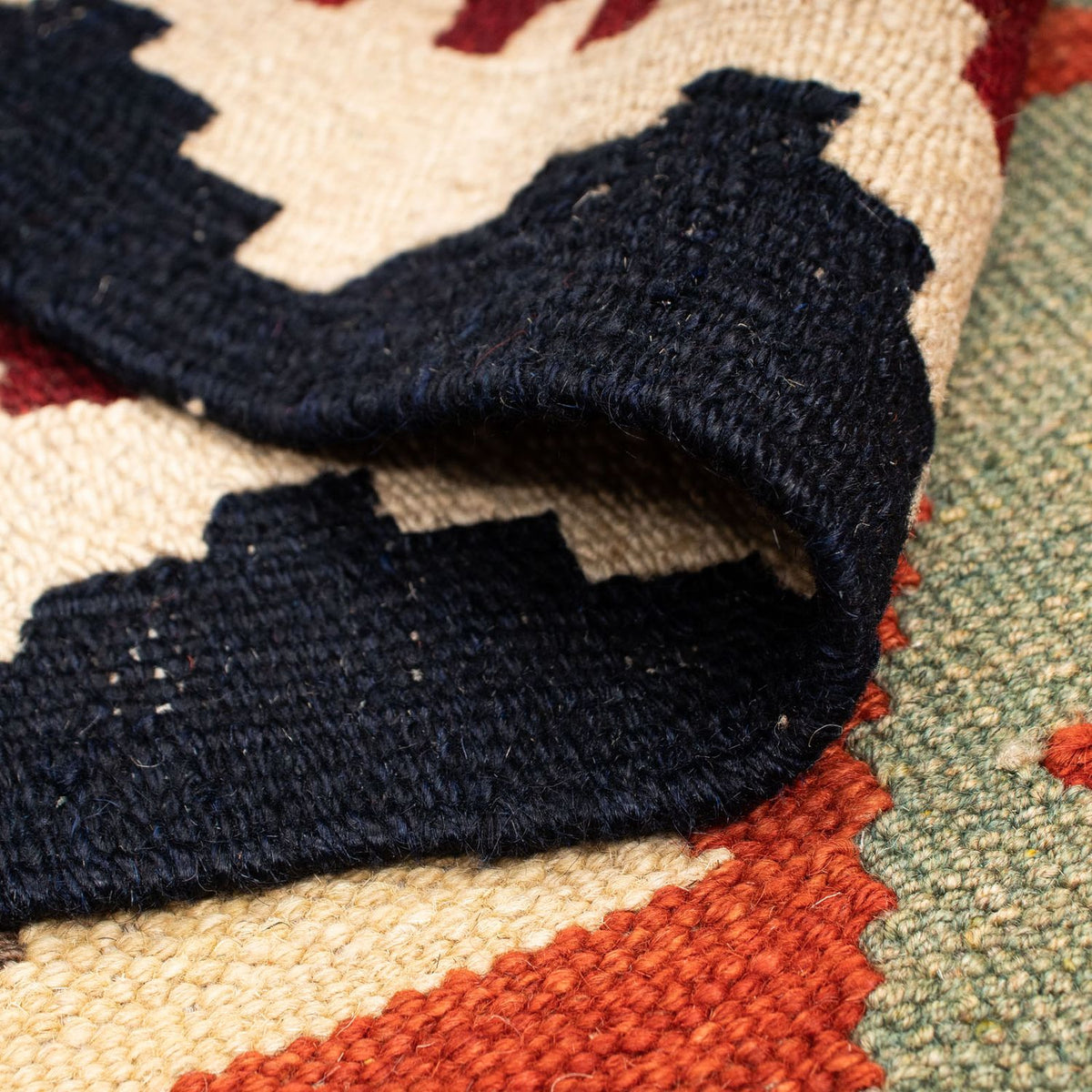 Kelim tapijt - Splash - 215 x 157 cm - veelkleurig