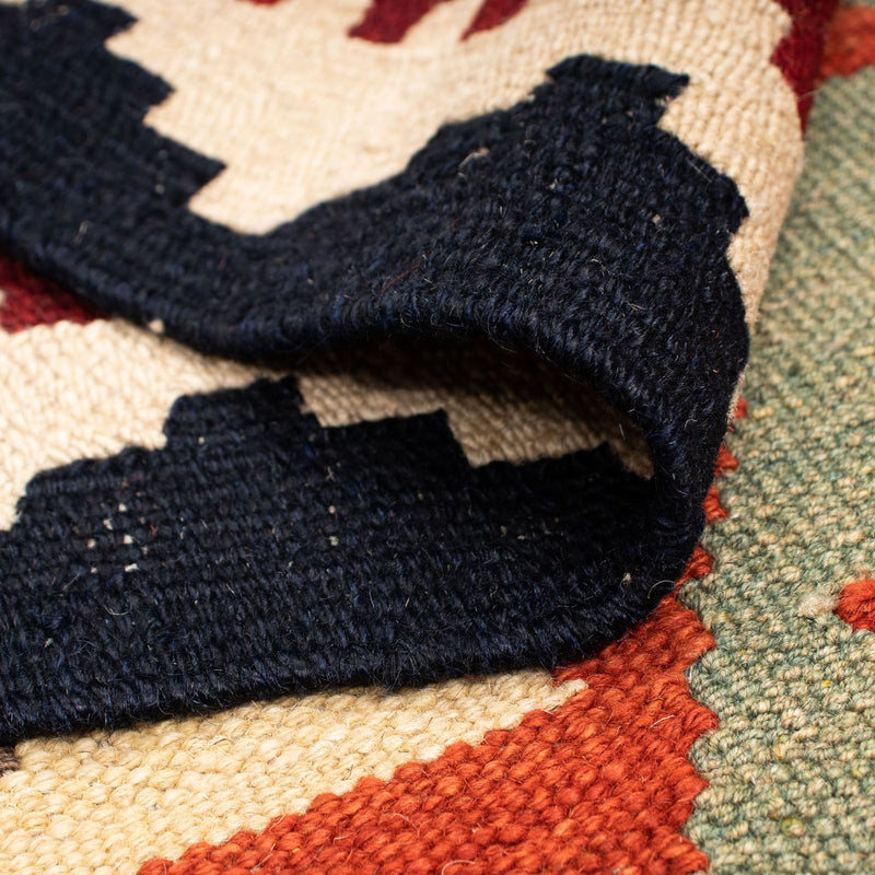 Kelim tapijt - Splash - 215 x 157 cm - veelkleurig