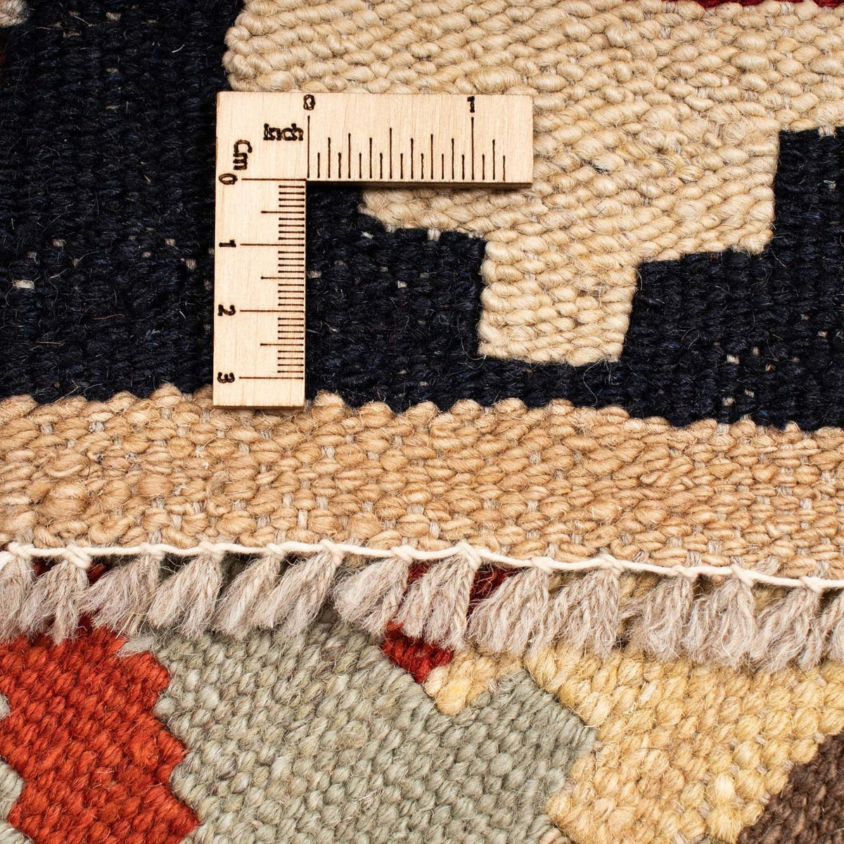 Kelim tapijt - Splash - 215 x 157 cm - veelkleurig