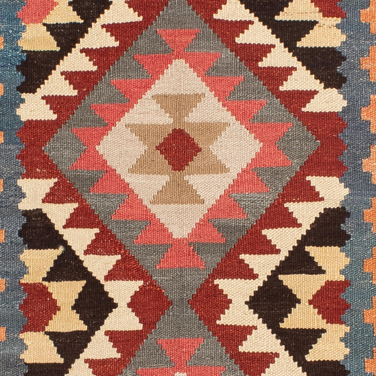 Kelim tapijt - Splash - 206 x 123 cm - veelkleurig