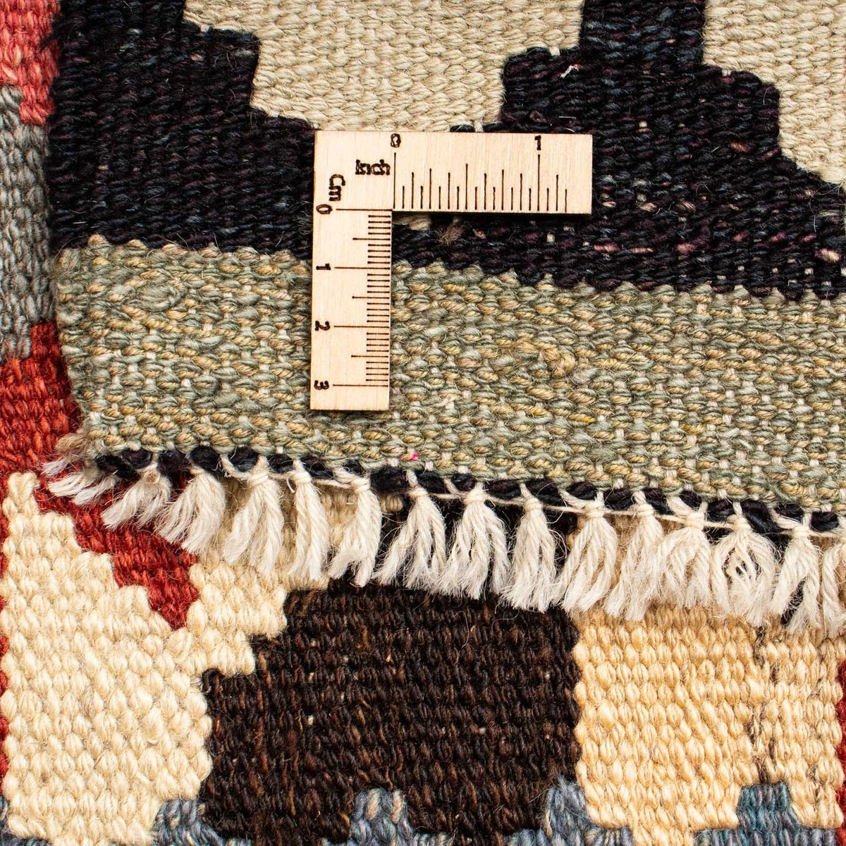 Kelim tapijt - Splash - 206 x 123 cm - veelkleurig