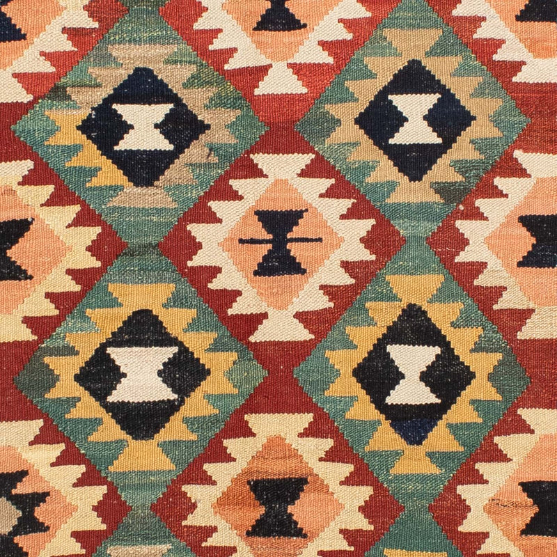 Kelim tapijt - Splash - 189 x 152 cm - veelkleurig