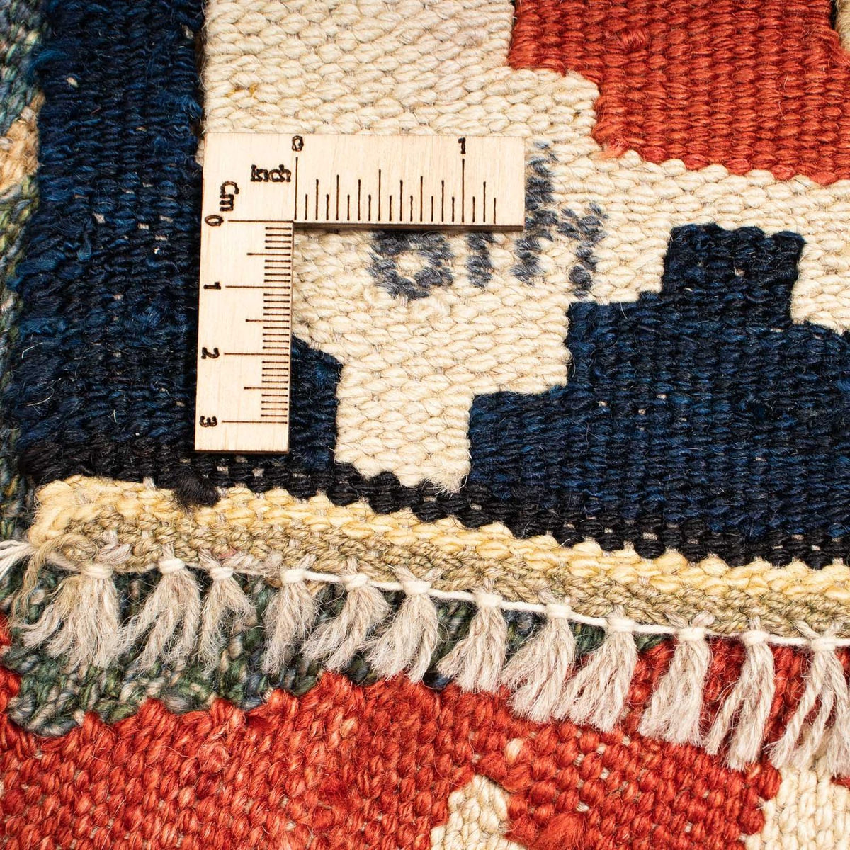 Kelim tapijt - Splash - 189 x 152 cm - veelkleurig