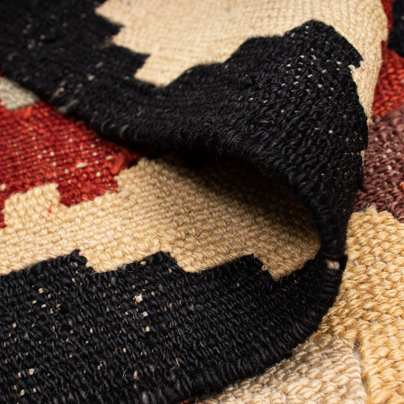 Kelim tapijt - Splash - 202 x 151 cm - veelkleurig