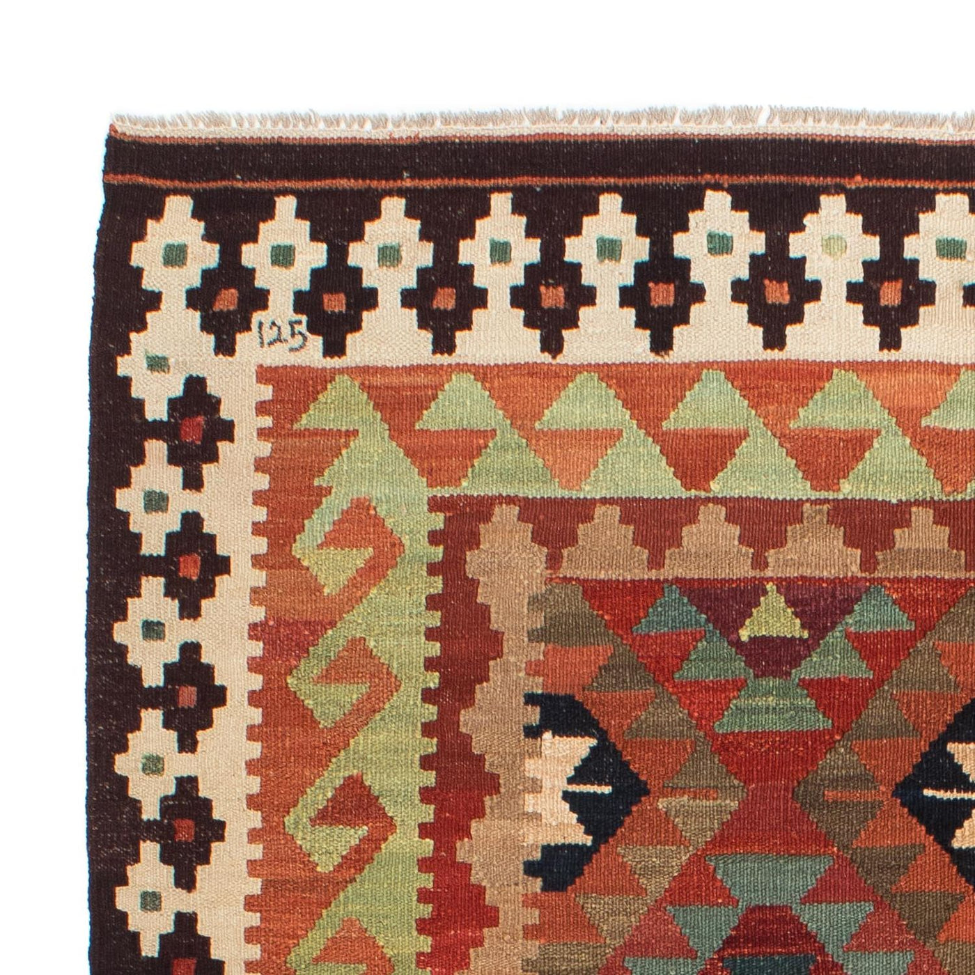 Kilim Maimana Tapijt 211x154cm - Wollen tapijt