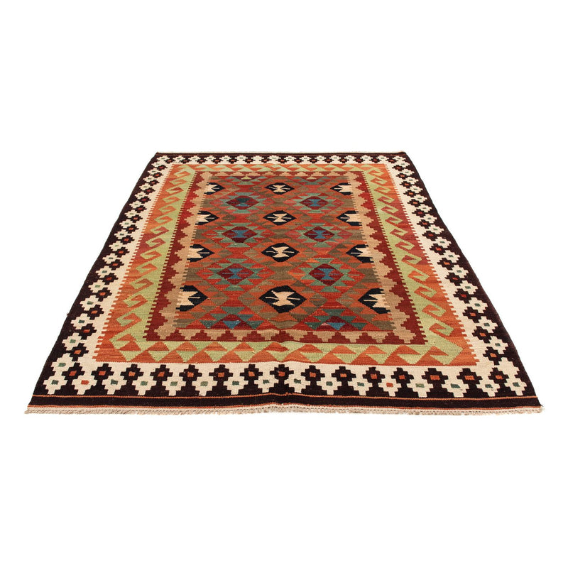 Kelim tapijt - Splash - 211 x 154 cm - veelkleurig