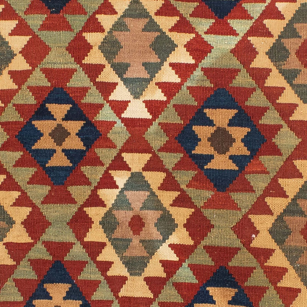 Kelim tapijt - Splash - 193 x 158 cm - veelkleurig