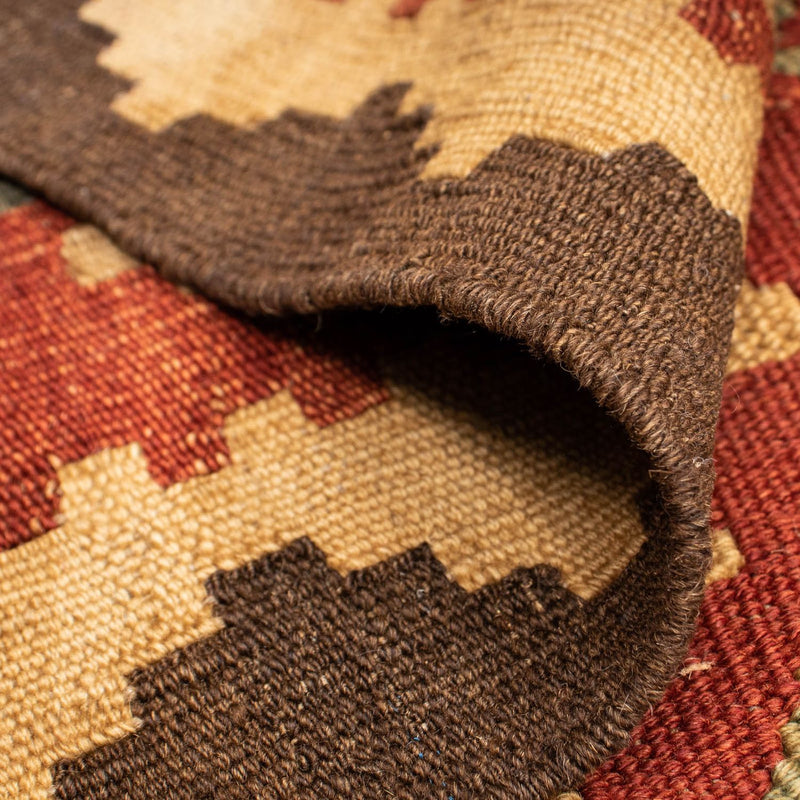 Kelim tapijt - Splash - 193 x 158 cm - veelkleurig