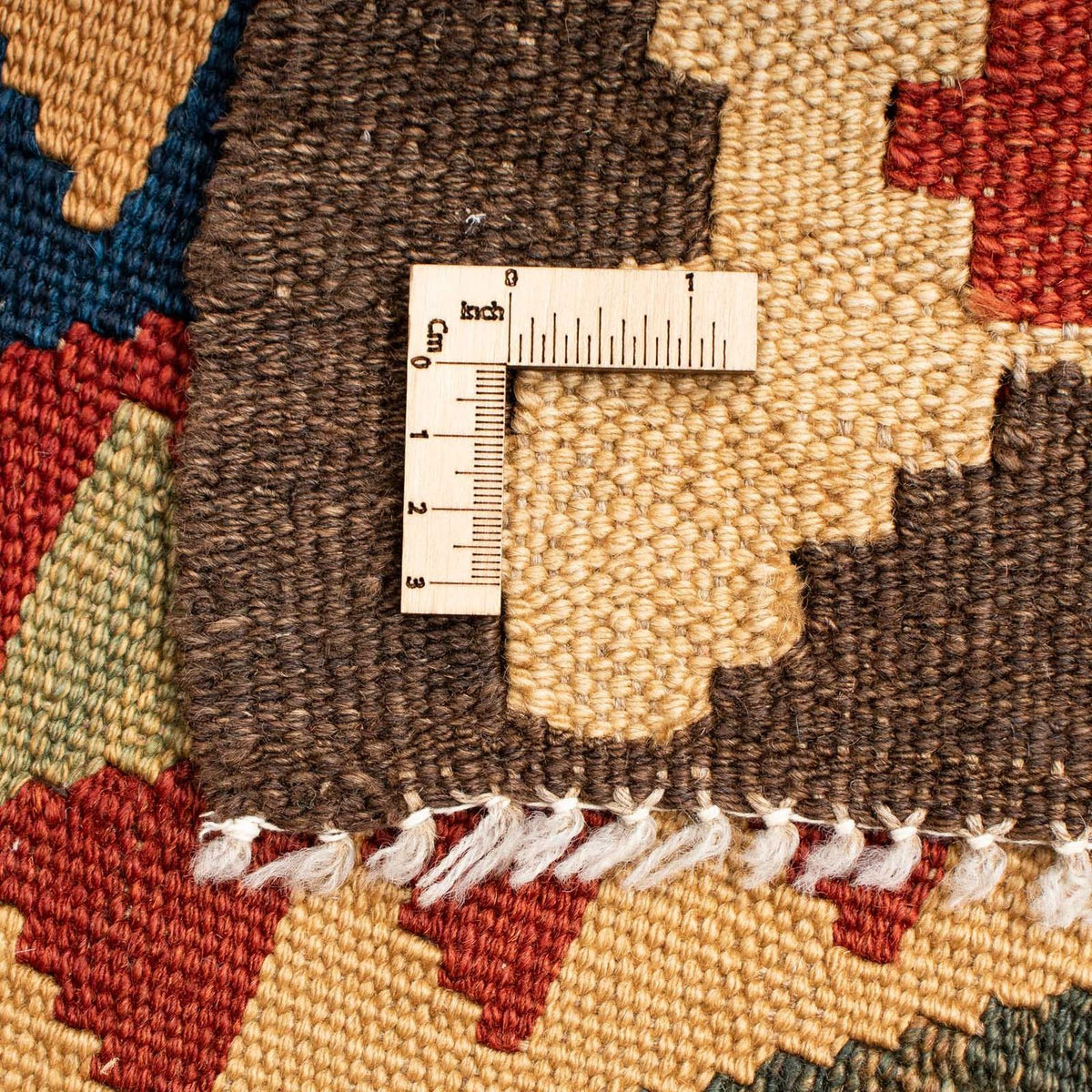 Kelim tapijt - Splash - 193 x 158 cm - veelkleurig