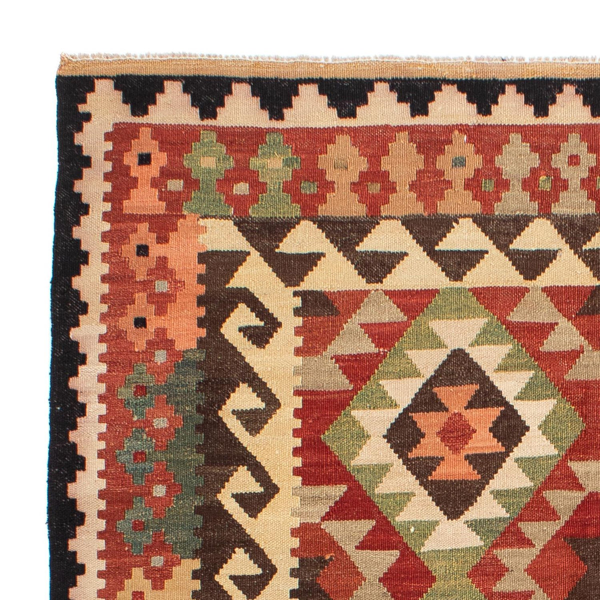 Kelim tapijt - Splash - 183 x 155 cm - veelkleurig