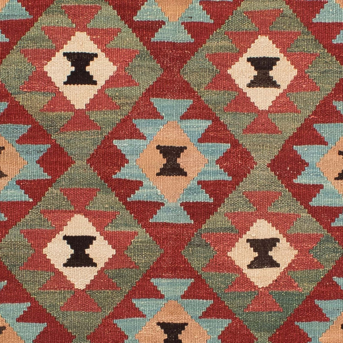 Kelim tapijt - Splash - 207 x 150 cm - veelkleurig