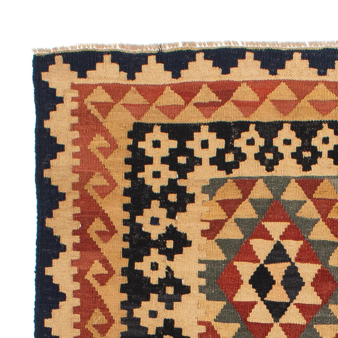 Kilim Maimana Tapijt 200x146cm - Wollen tapijt