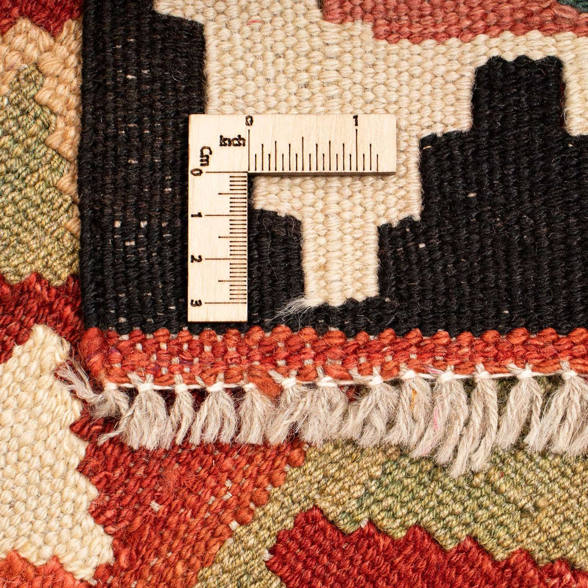 Kelim tapijt - Splash - 201 x 150 cm - veelkleurig