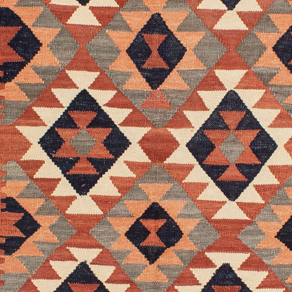 Kelim tapijt - Splash - 205 x 158 cm - veelkleurig