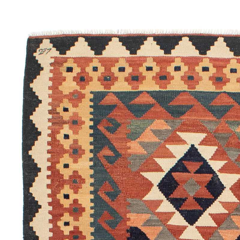 Kelim tapijt - Splash - 205 x 158 cm - veelkleurig