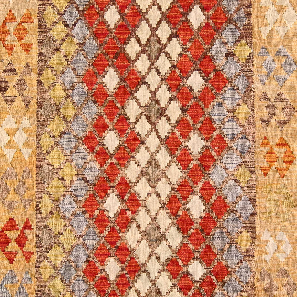 Kelim tapijt - Splash - 309 x 200 cm - veelkleurig