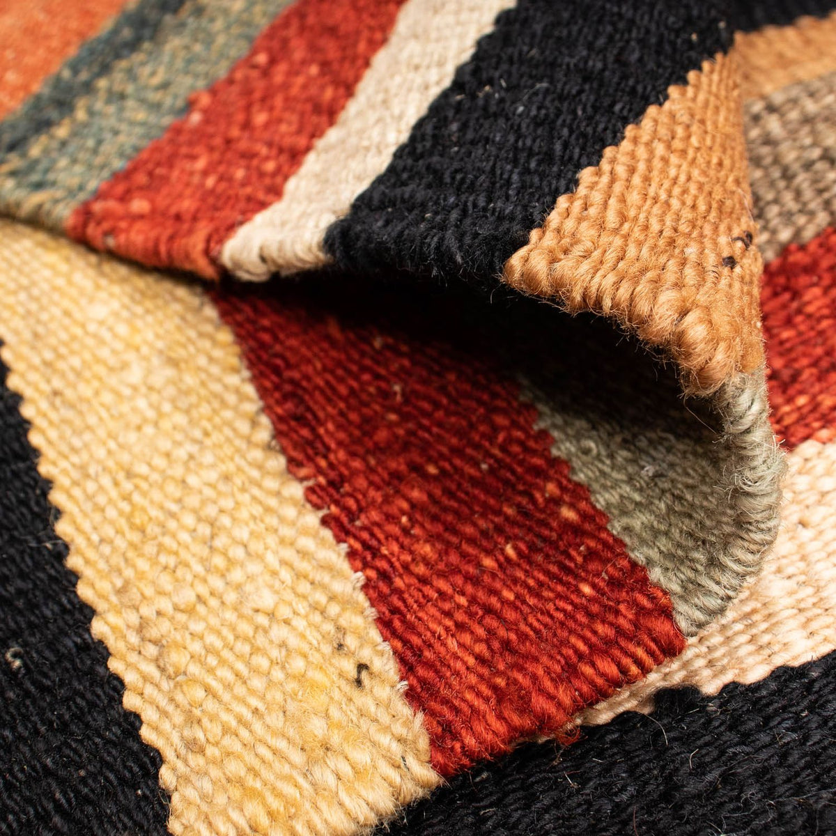 Kelim tapijt - Splash - 200 x 152 cm - veelkleurig