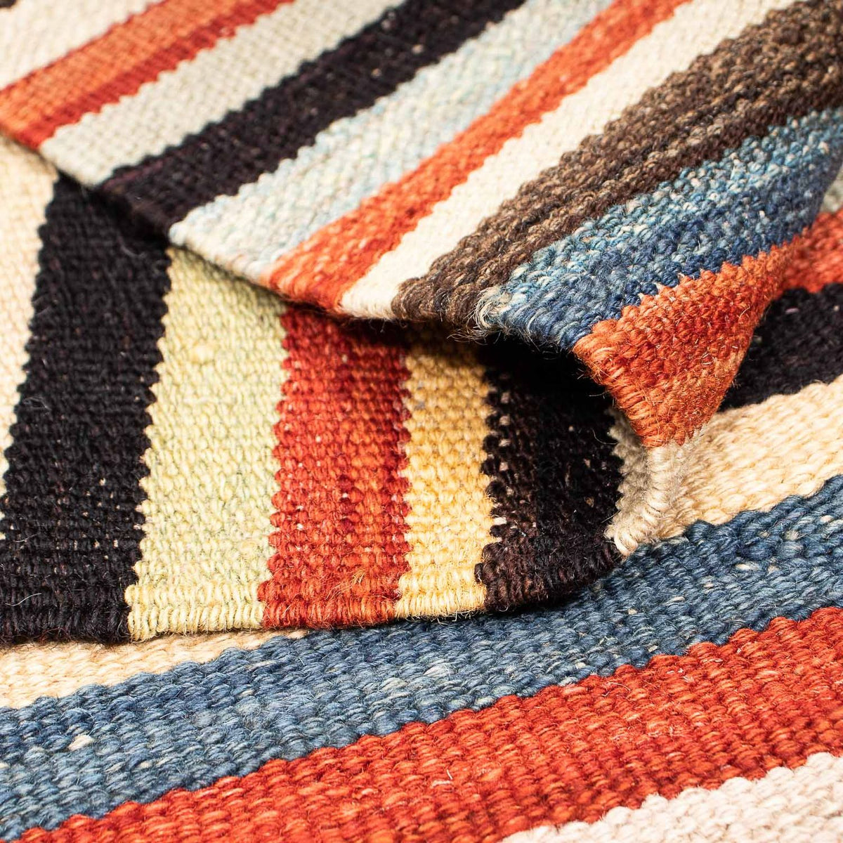 Kelim tapijt - Oosters - 210 x 138 cm - veelkleurig