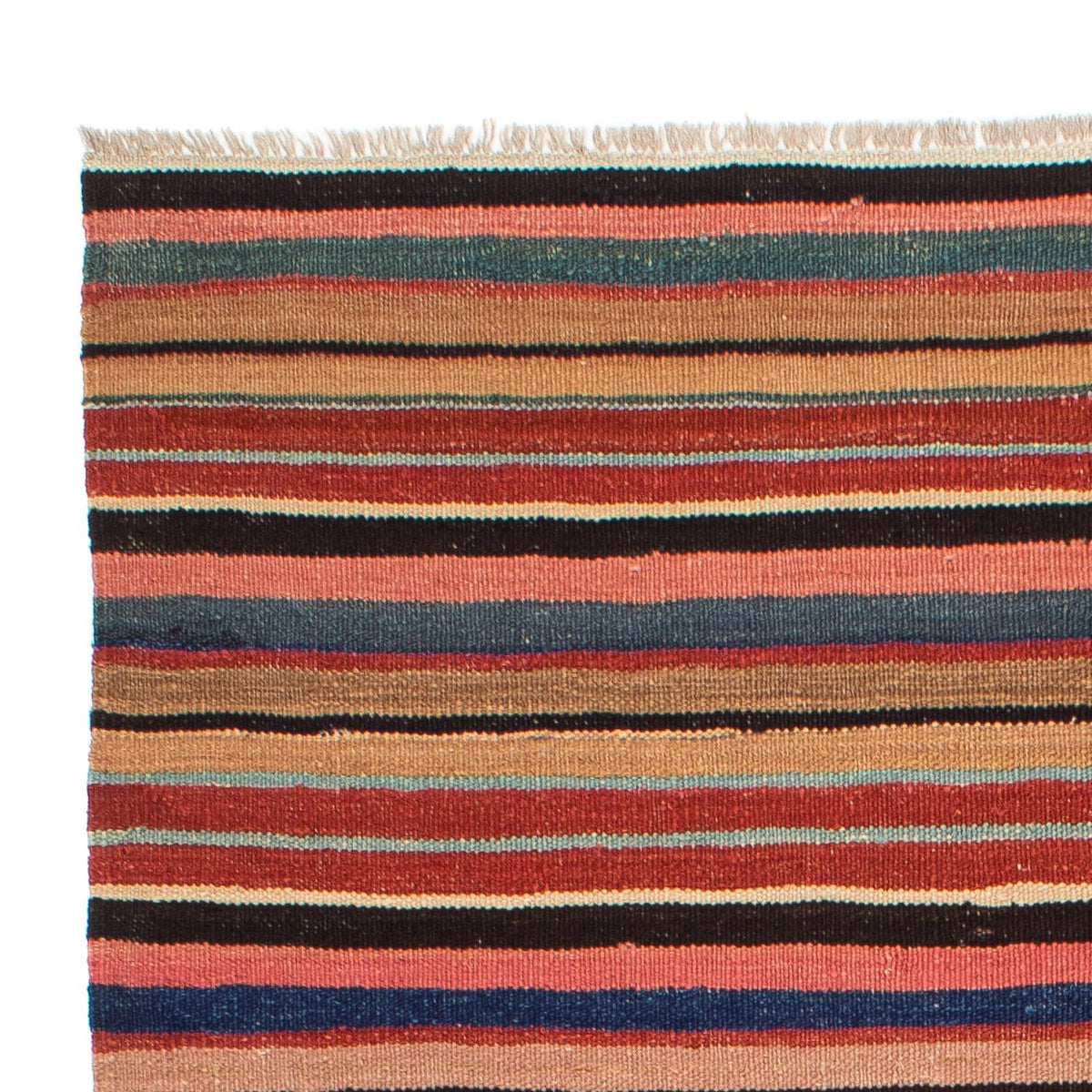 Kelim tapijt - Splash - 204 x 145 cm - veelkleurig