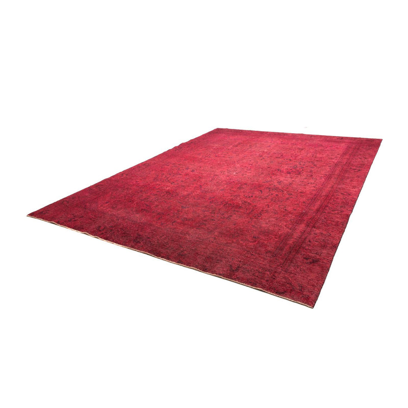 Vintage tapijt - 344 x 259 cm - donkerrood