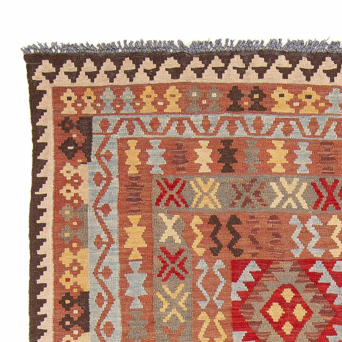 Kelim tapijt - Splash - 292 x 193 cm - veelkleurig