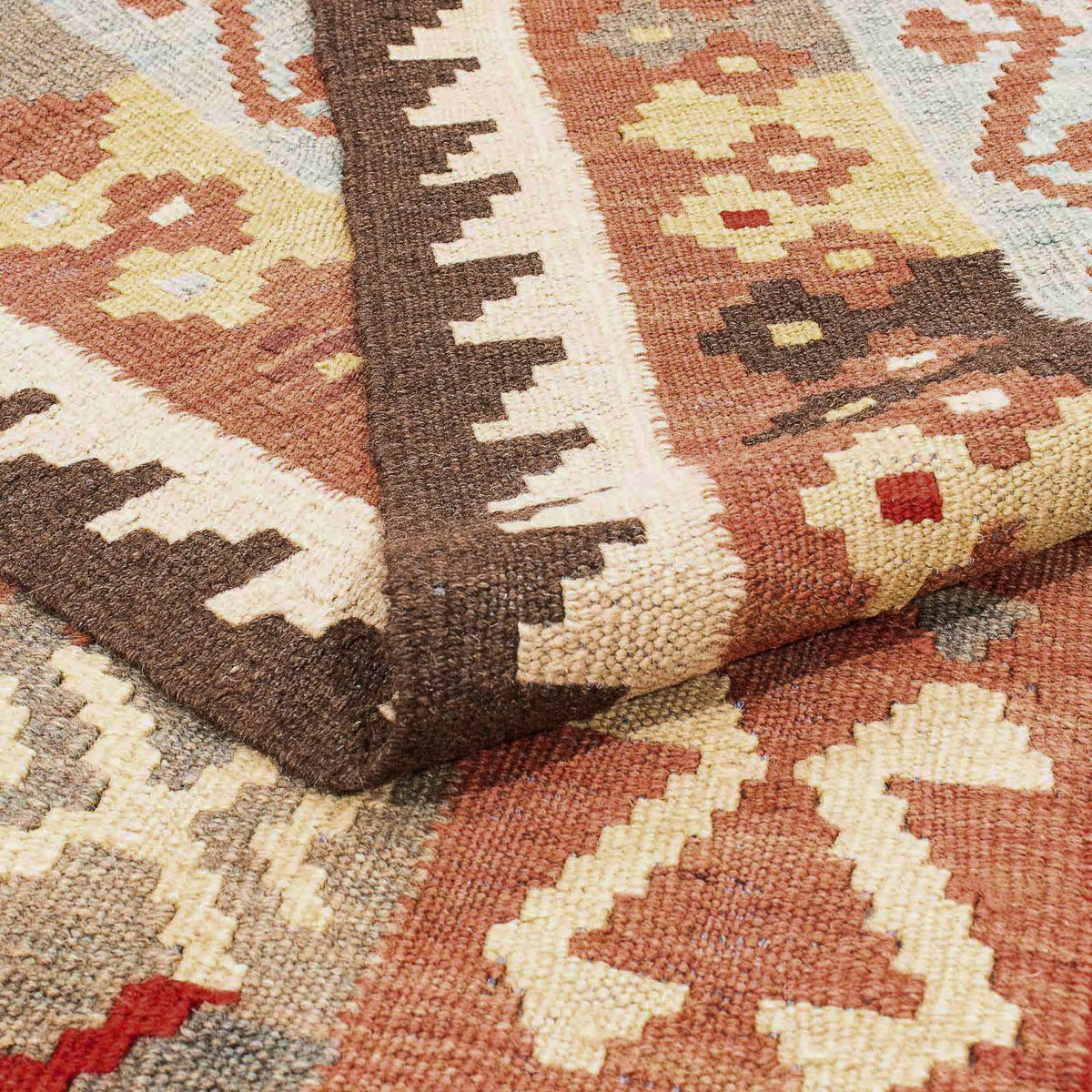 Kelim tapijt - Splash - 292 x 193 cm - veelkleurig